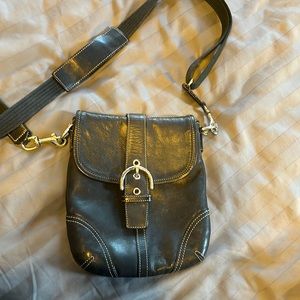 Coach small leather crossbody
